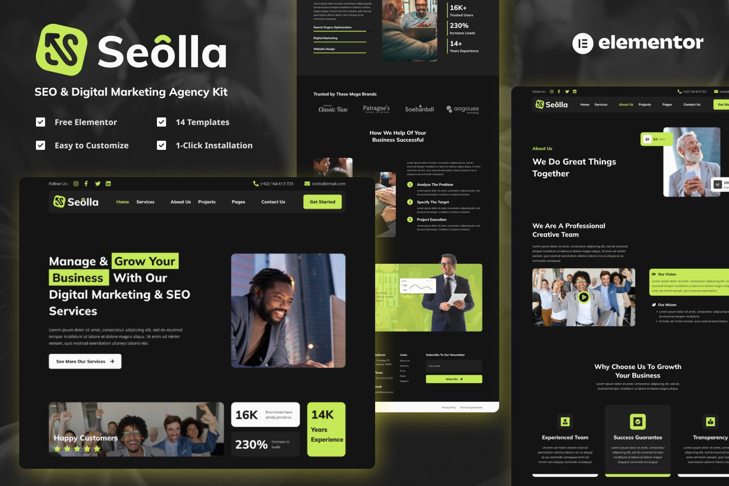 Seolla – SEO and Digital Marketing Agency Template Kit
