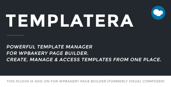 Templatera – Template Manager For Visual Composer