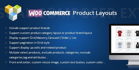 Woocommerce Products Layouts for Visual Composer