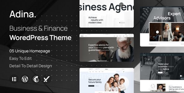 Adina – Business and Finance WordPress Theme