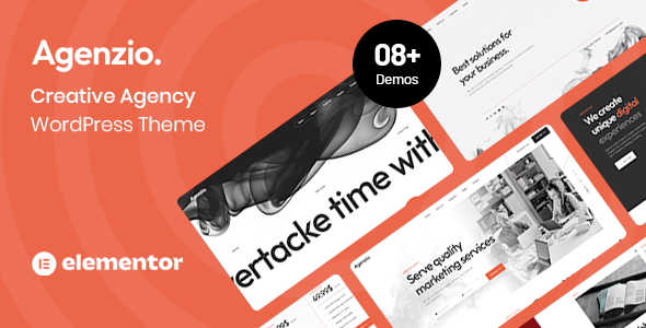 Agenzio – Creative Agency and Portfolio WordPress Theme