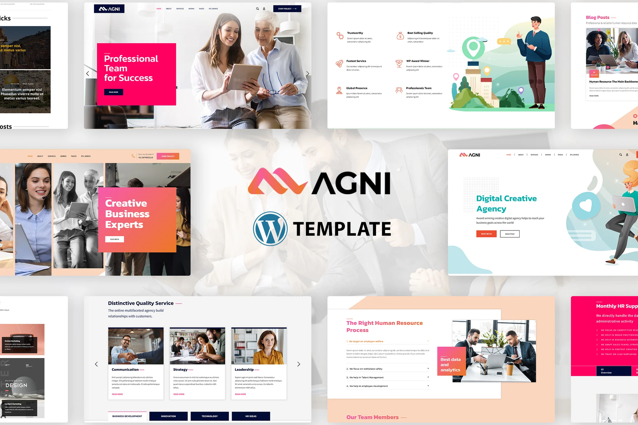 Agni – Business Consulting WordPress Theme