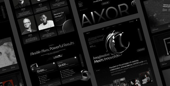 Aixor – Marketing Agency WordPress Theme
