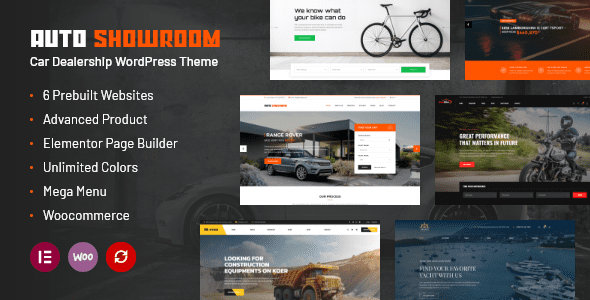 Auto Showroom – Car Dealership WordPress Theme
