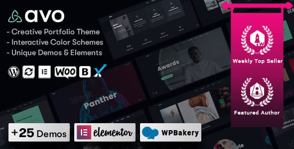 Avo – Creative Portfolio and Agency WordPress Theme