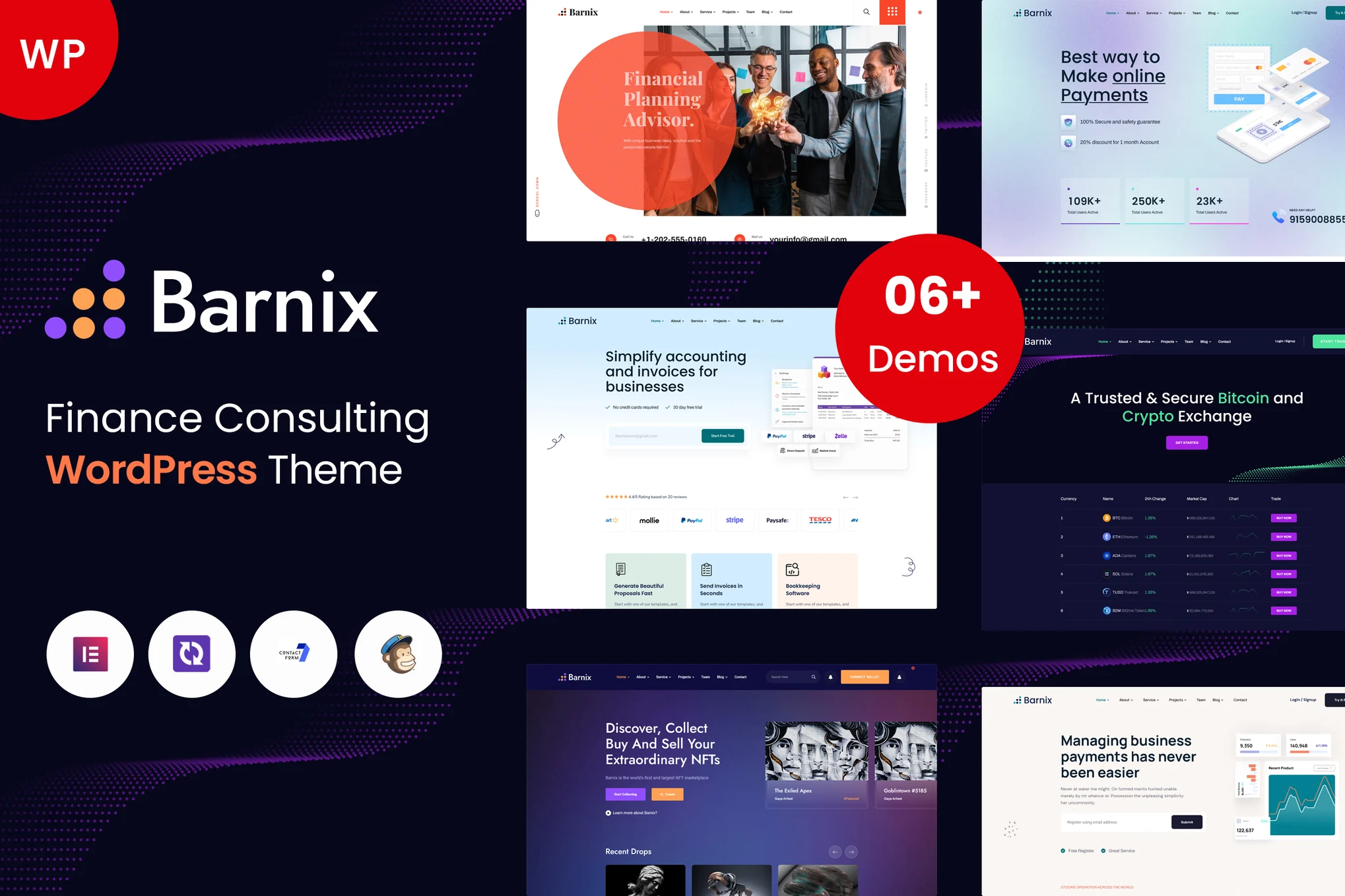 Barnix – Finance Consulting WordPress Theme