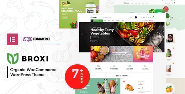 Broxi – Organic and Food WooCommerce WordPress Theme