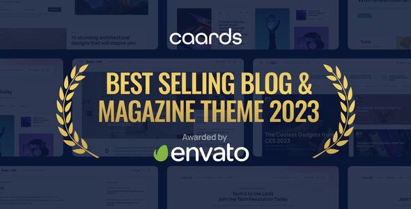 Caards – Modern Blog and Magazine WordPress Theme