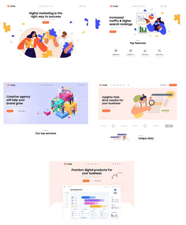 Coala – SEO and Digital Marketing WordPress Theme