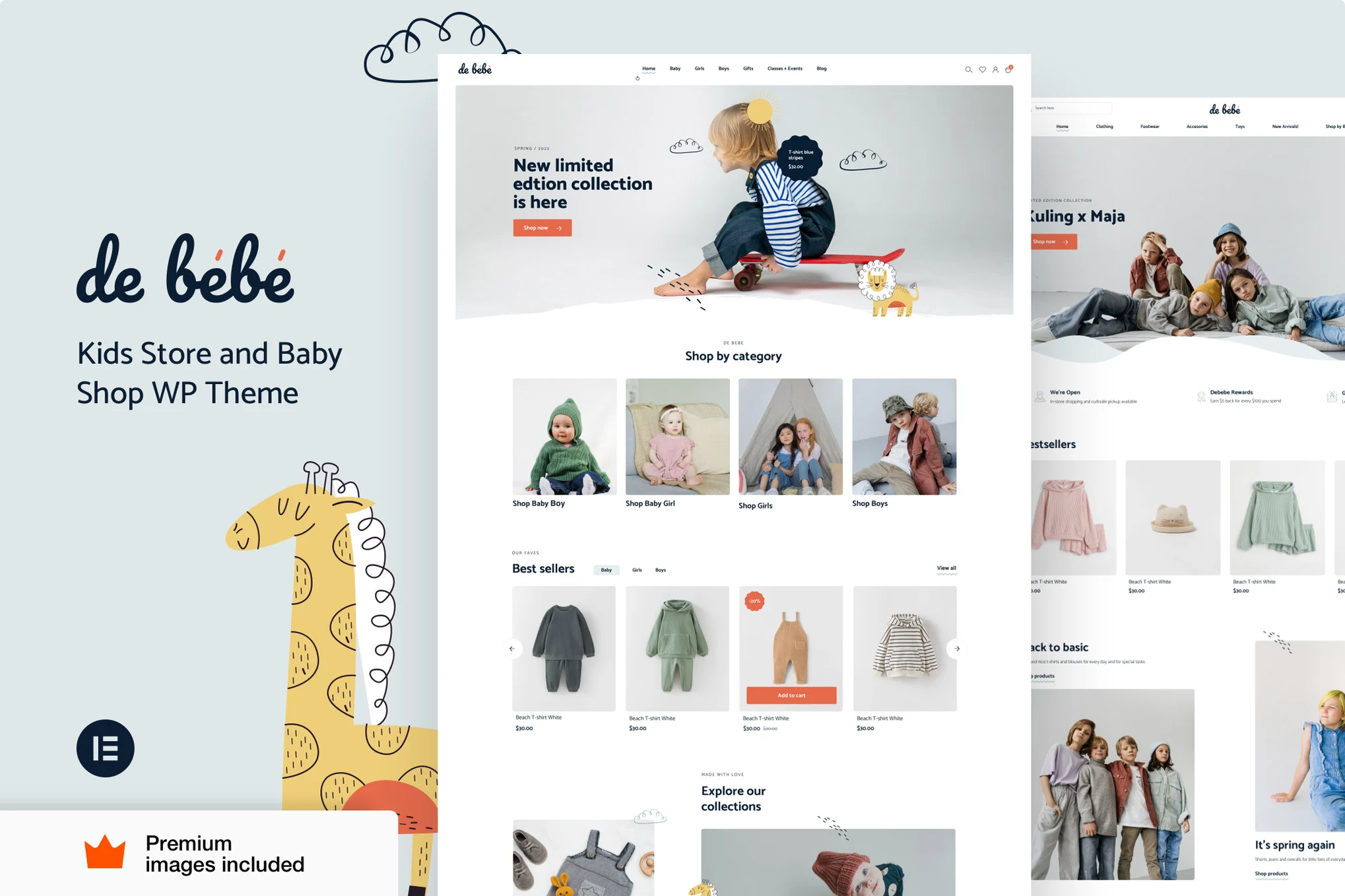 Debebe – Baby Shop and Children Kids Store WordPress