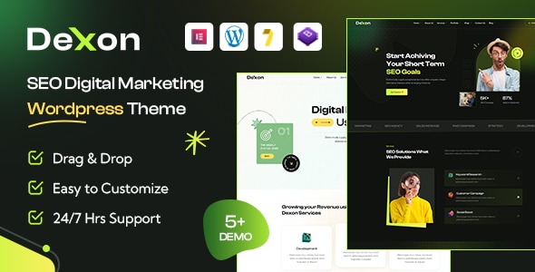 Dexon – SEO and Digital Marketing WordPress Theme