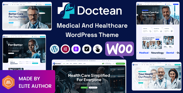 Doctean – Medical And Healthcare WordPress Theme