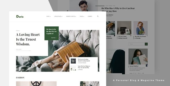 Doris – Creative WordPress Blog and Magazine Theme