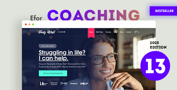 Efor – Coaching and Online Courses WordPress Theme