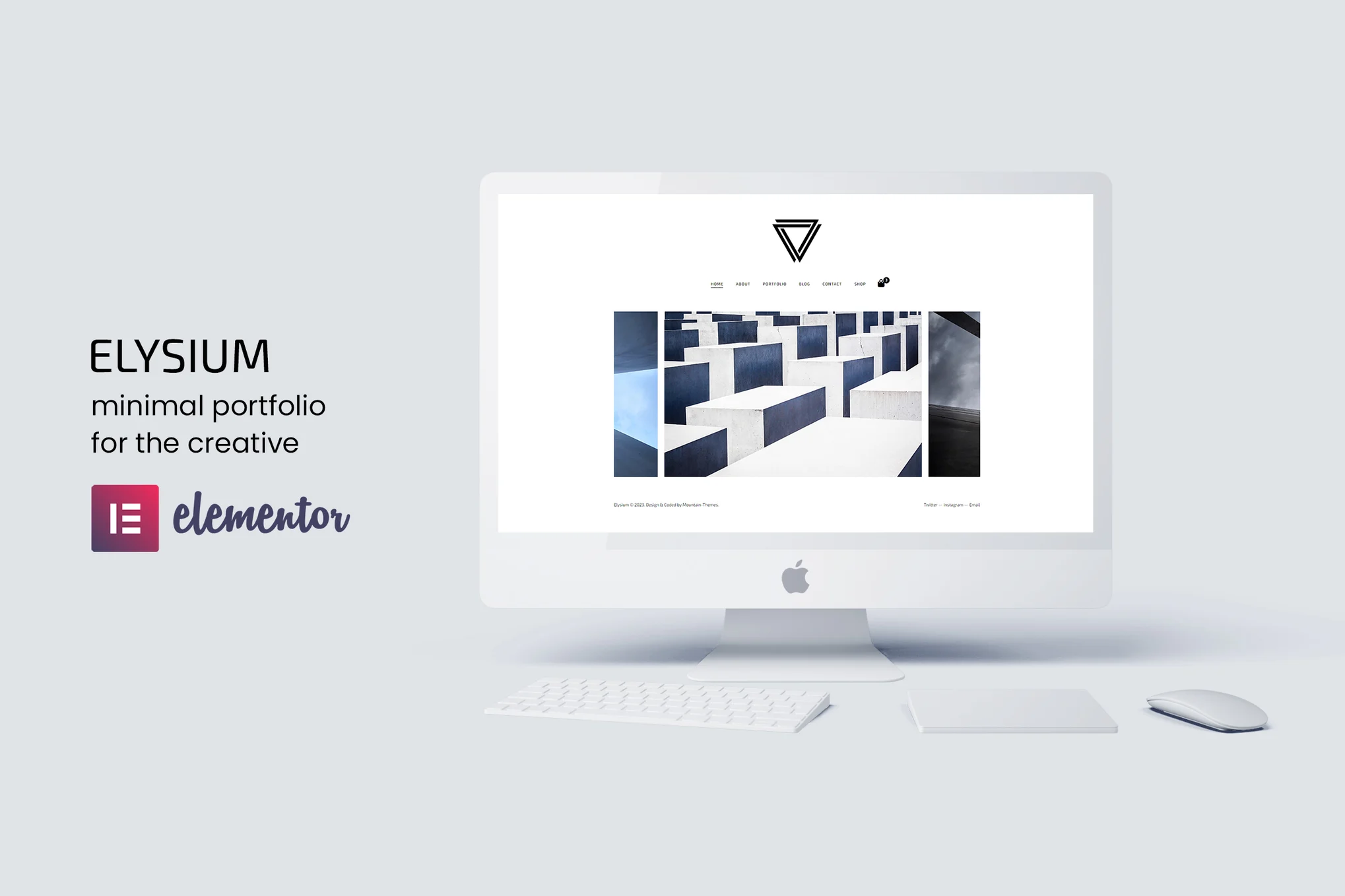Elysium – Minimal WordPress Portfolio Theme