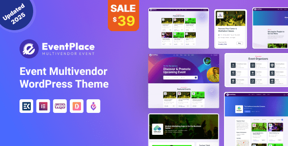 Eventplace – Multivendor Event Management WordPress Theme