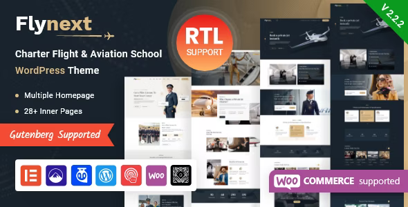 Flynext – Multipurpose Aviation WordPress Theme