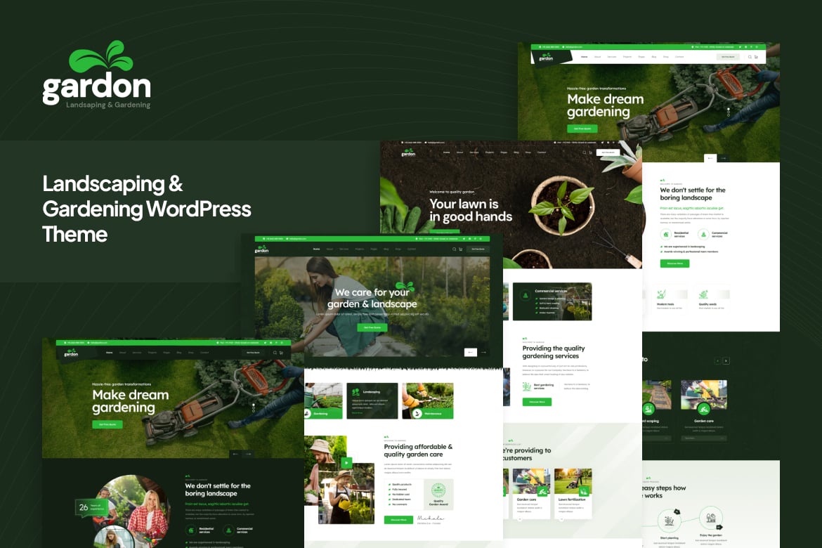 Gardon – Landscaping and Gardening WordPress Theme