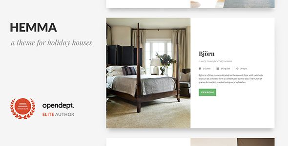 Hemma – Hotel and BnB WordPress Theme