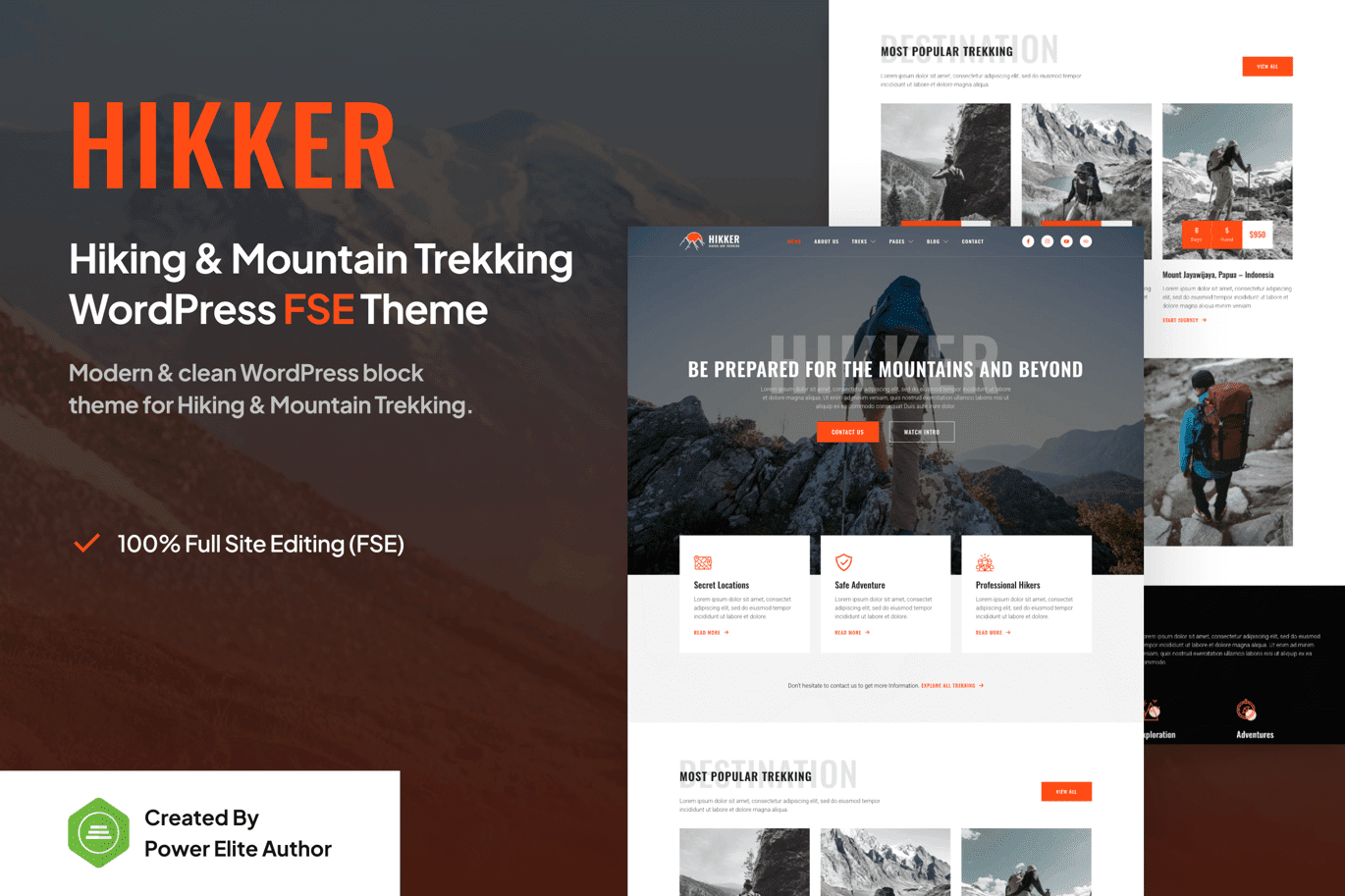 Hikker – Hiking and Mountain Trekking WP Theme