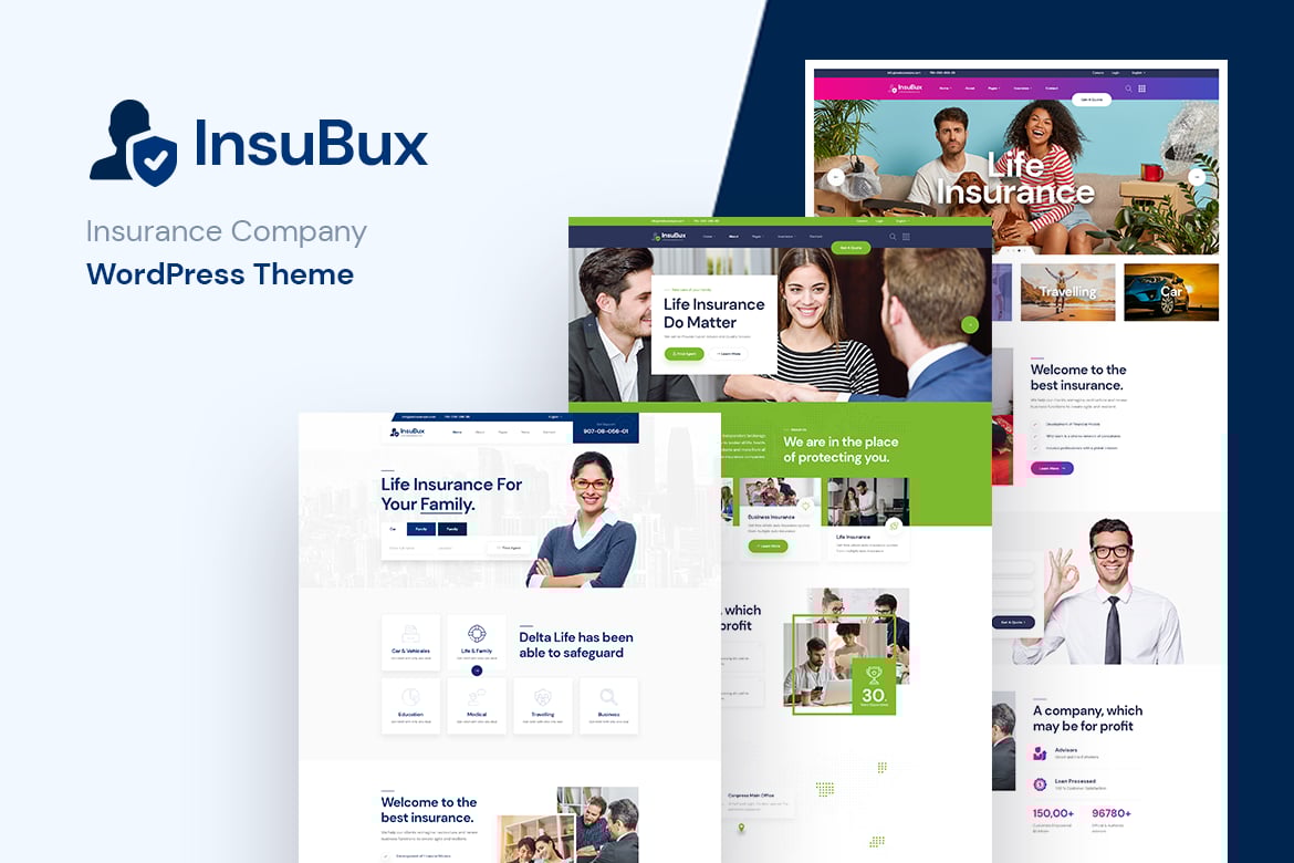 Insubux – Insurance Company WordPress Theme
