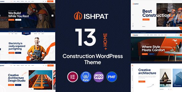 Ishpat – Construction WordPress Theme
