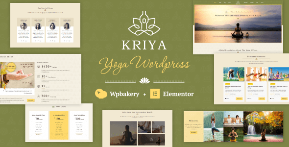 Kriya – Yoga WordPress Theme