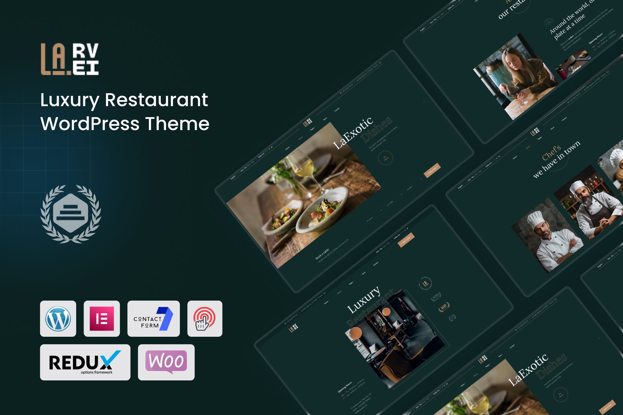 La.Revi – Luxury Restaurant WordPress Theme