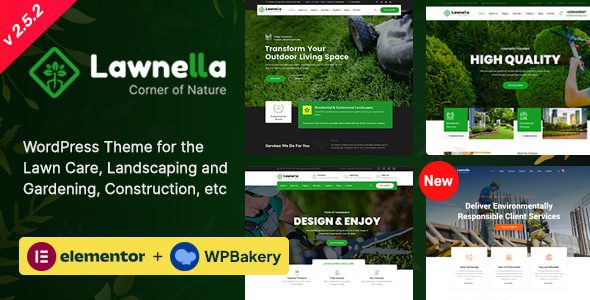 Lawnella – Gardening and Landscaping WordPress Theme