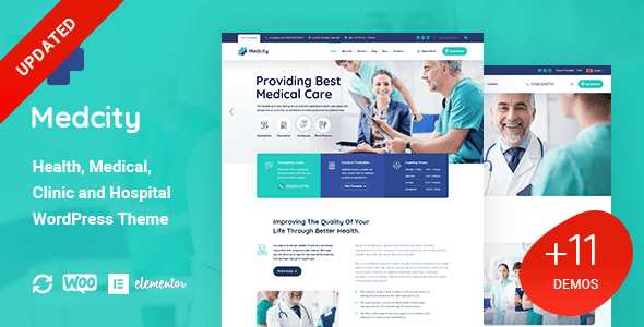 Medcity – Health and Medical WordPress Theme