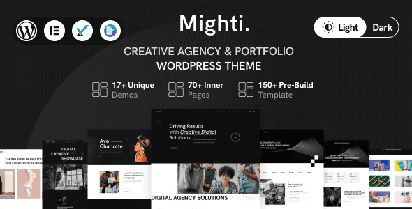 Mighti – Creative Agency and Portfolio WordPress Theme