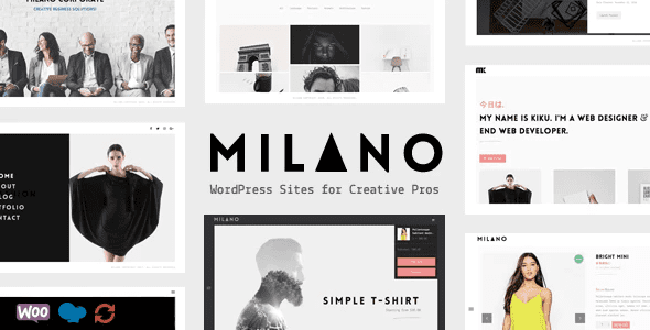 Milano | Creative Minimal Portfolio and Photography WordPress Theme