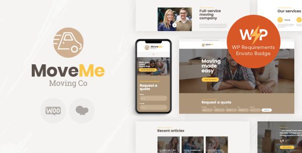 MoveMe | Moving and Storage Relocation Company WordPress Theme