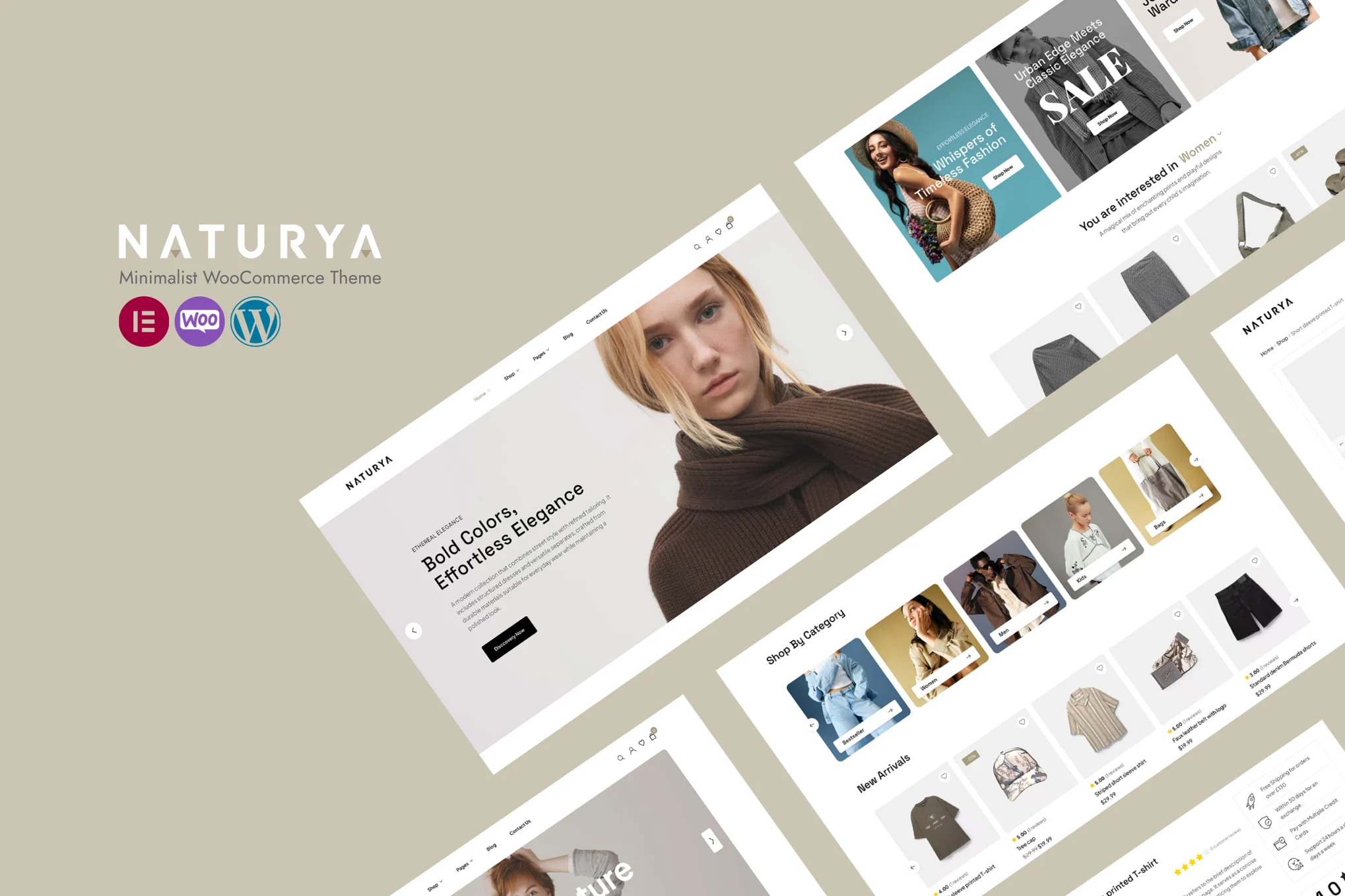 Naturya – Minimalist WooCommerce WordPress Theme