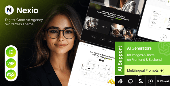 Nexio – Digital Agency Creative WordPress Theme