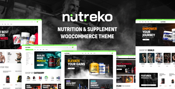 Nutreko – Nutrition and Supplement WooCommerce Theme