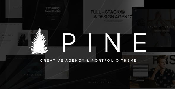 Pine – Creative Agency and Portfolio WordPress Theme