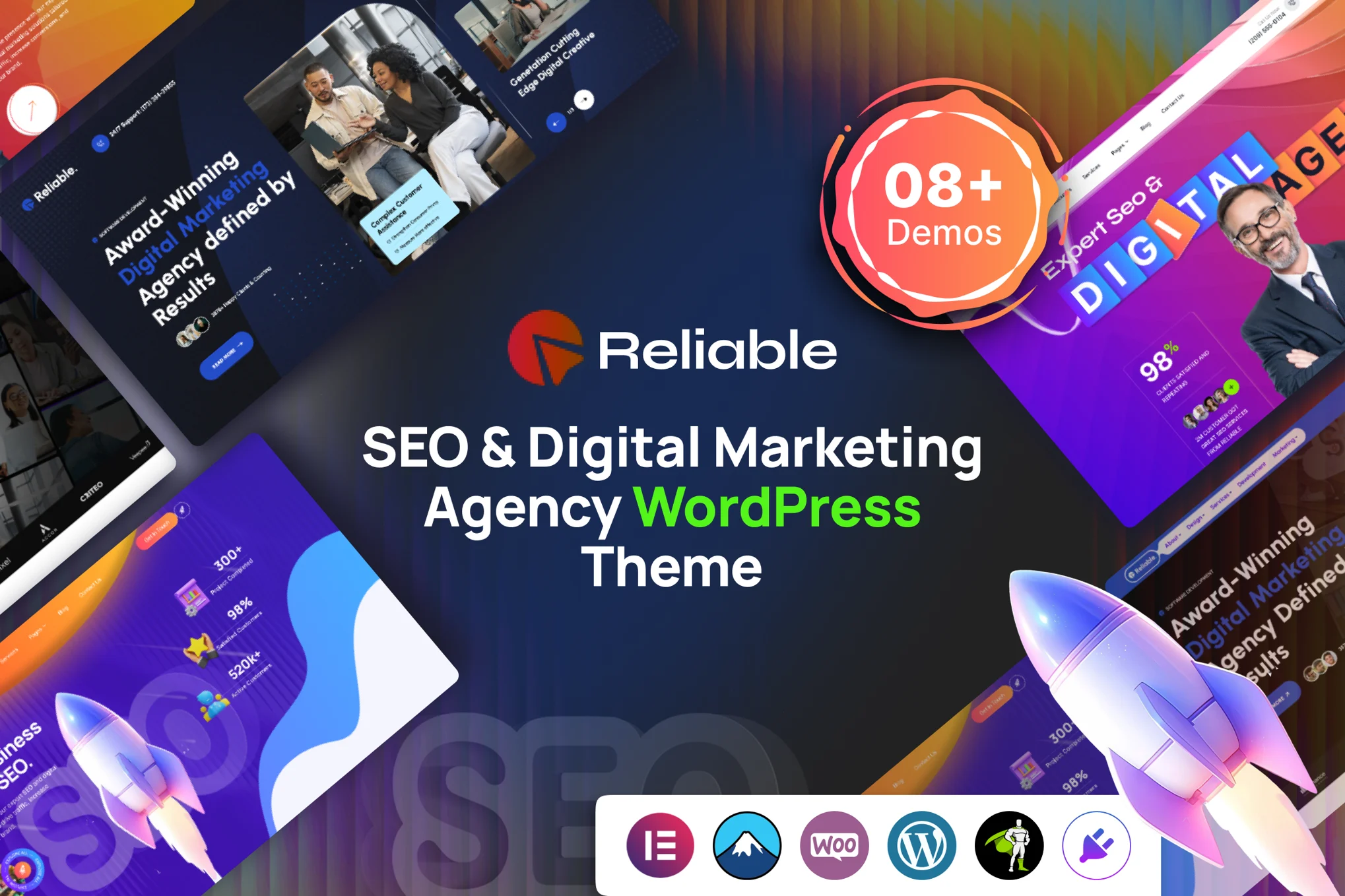 Reliable – SEO and Digital Marketing Agency WordPress