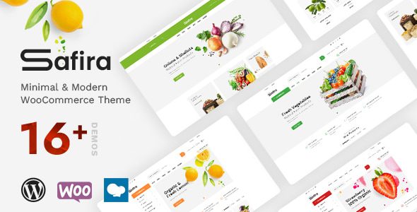 Safira – Food and Organic WooCommerce WordPress Theme