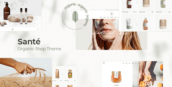 Santé – Organic Shop WordPress Theme
