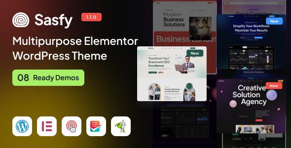 Sasfy – Multipurpose Elementor WordPress Theme