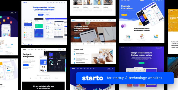 Starto | Software AI Startup WordPress Theme