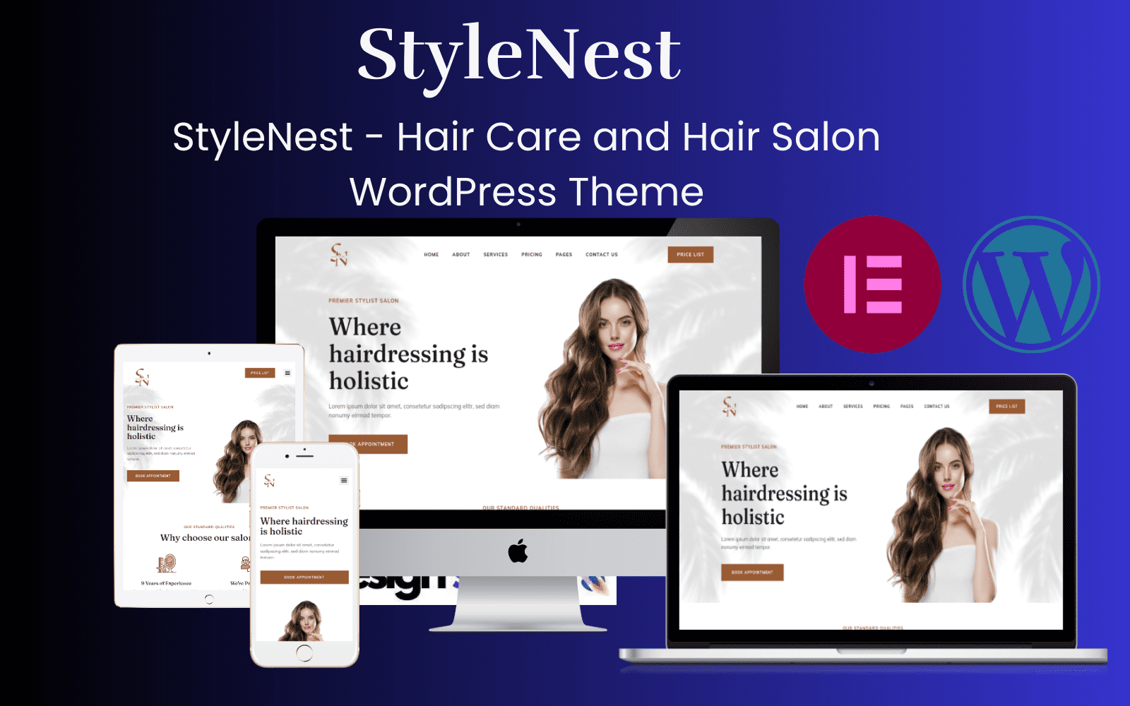 StyleNest – Hair Care and Hair Salon WordPress Theme