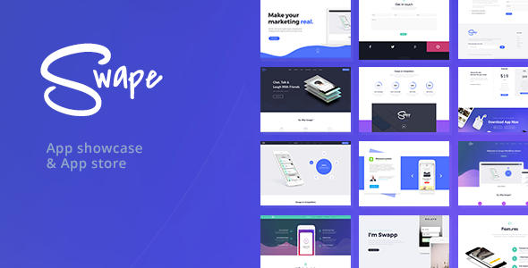 Swape – App Showcase and App Store WordPress Theme