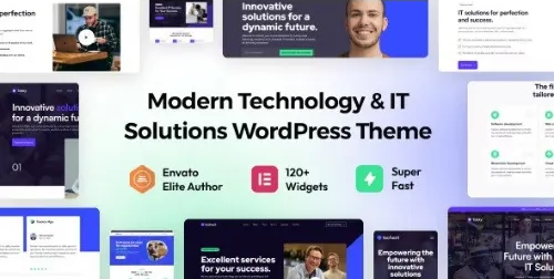 Techant – Technology and IT Solutions WordPress Theme