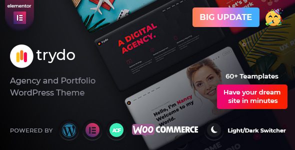 Trydo – Creative Agency and Portfolio WordPress Theme