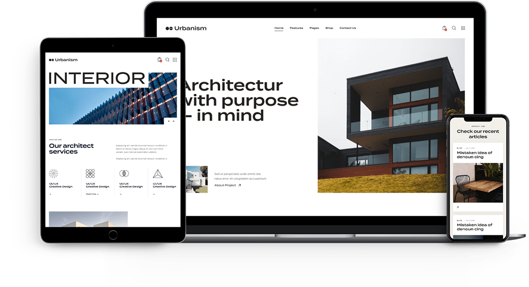 Urbanism – Architecture Agency and Interior Design Theme