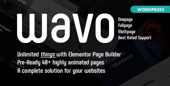 Wavo – Creative Portfolio and Agency Theme