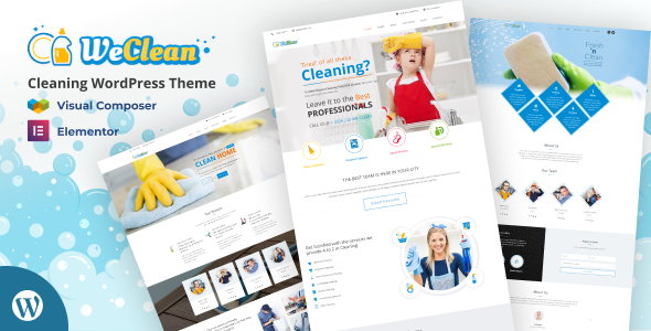 We Clean – Cleaning WordPress Theme