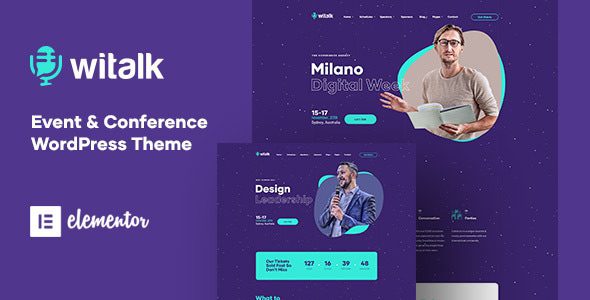 WiTalk – Event and Conference WordPress Theme